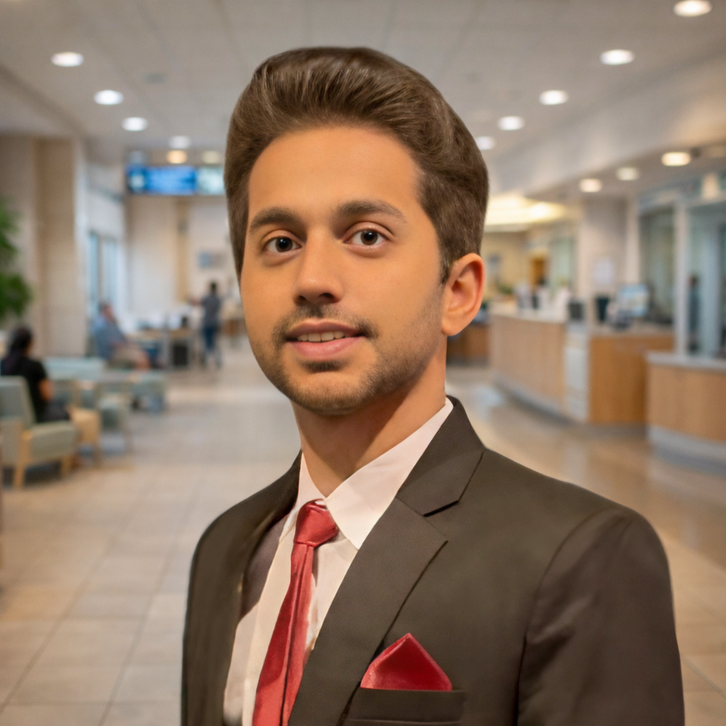 Portrait of Dr. Arjun Chandan, CEO & Co-founder at ArogyaSync